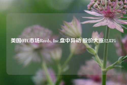 美国OTC市场Reeds, Inc.盘中异动 股价大涨12.83%