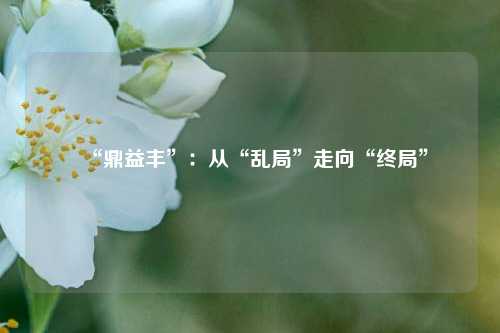 “鼎益丰”：从“乱局”走向“终局”