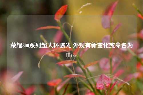 荣耀300系列超大杯曝光 外观有新变化或命名为Ultra