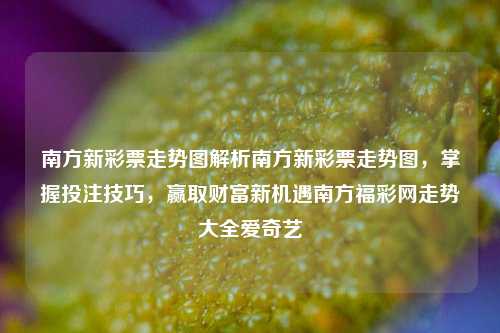 南方新彩票走势图解析南方新彩票走势图，掌握投注技巧，赢取财富新机遇南方福彩网走势大全爱奇艺