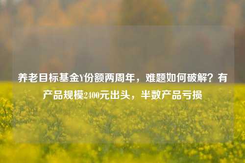 养老目标基金Y份额两周年，难题如何破解？有产品规模2400元出头，半数产品亏损