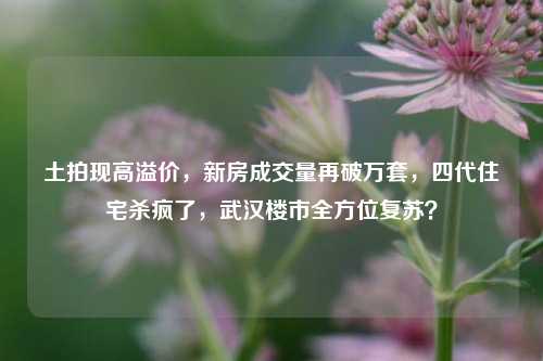 土拍现高溢价，新房成交量再破万套，四代住宅杀疯了，武汉楼市全方位复苏？