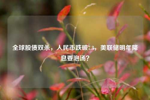 全球股债双杀，人民币跌破7.3，美联储明年降息要泡汤？