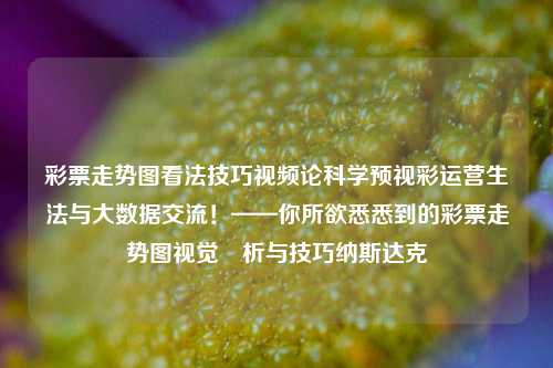 彩票走势图看法技巧视频论科学预视彩运营生法与大数据交流！——你所欲悉悉到的彩票走势图视觉栥析与技巧纳斯达克