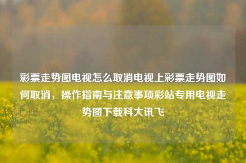 彩票走势图电视怎么取消电视上彩票走势图如何取消，操作指南与注意事项彩站专用电视走势图下载科大讯飞